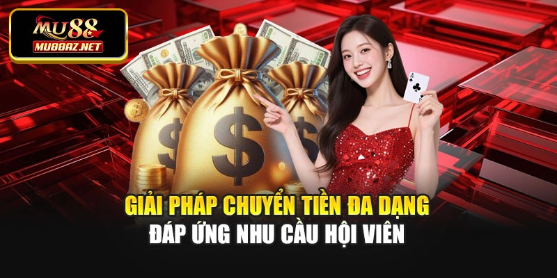 Giải pháp chuyển tiền đa dạng đáp ứng nhu cầu hội viên